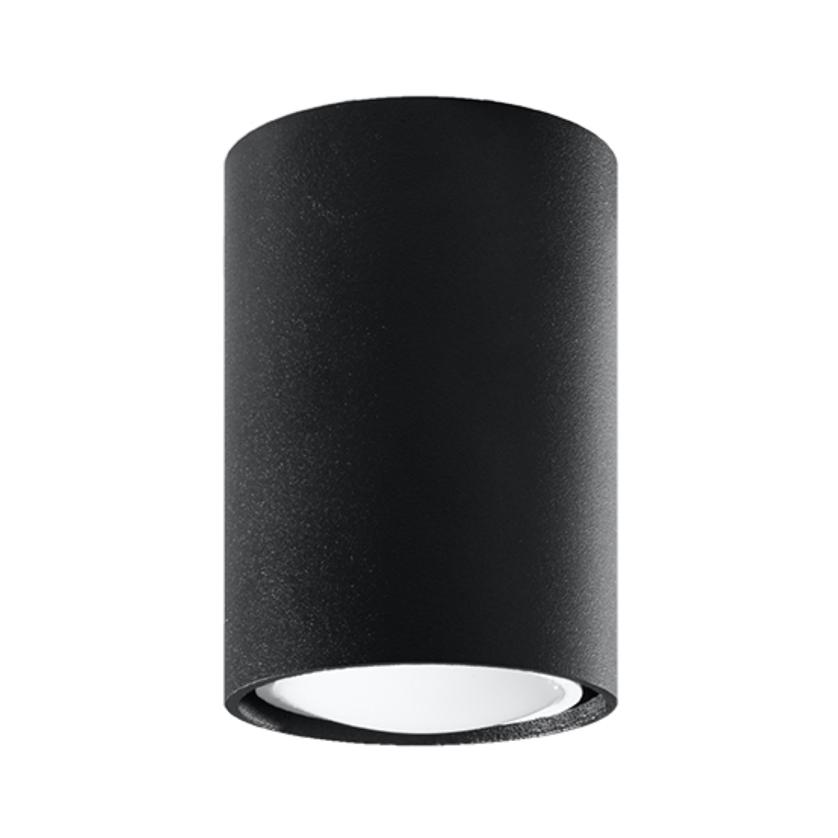 Lámpara de techo lagos 1 negro acero 6x10x6cm