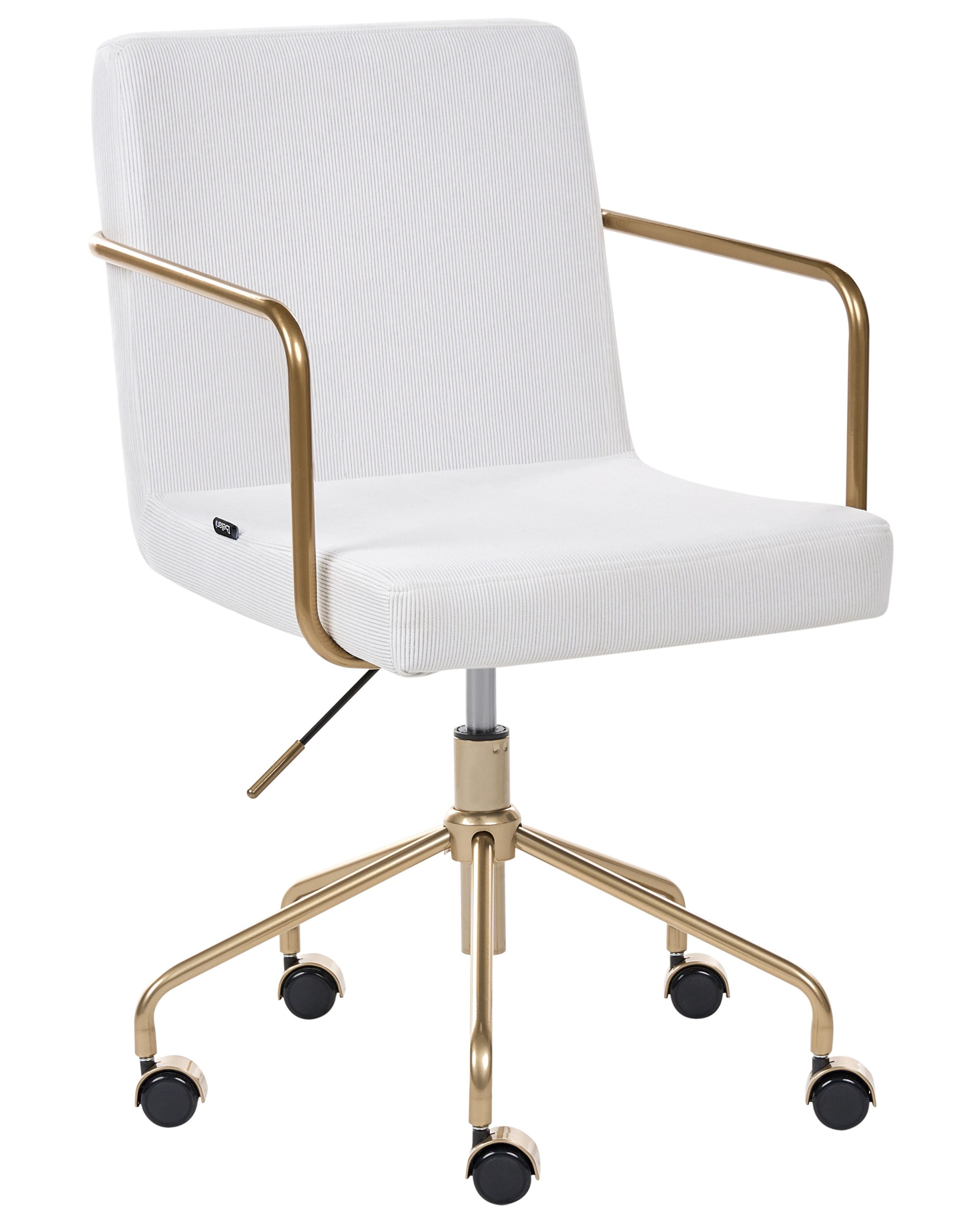 Cadeira de escritório trinity bombazine branco creme