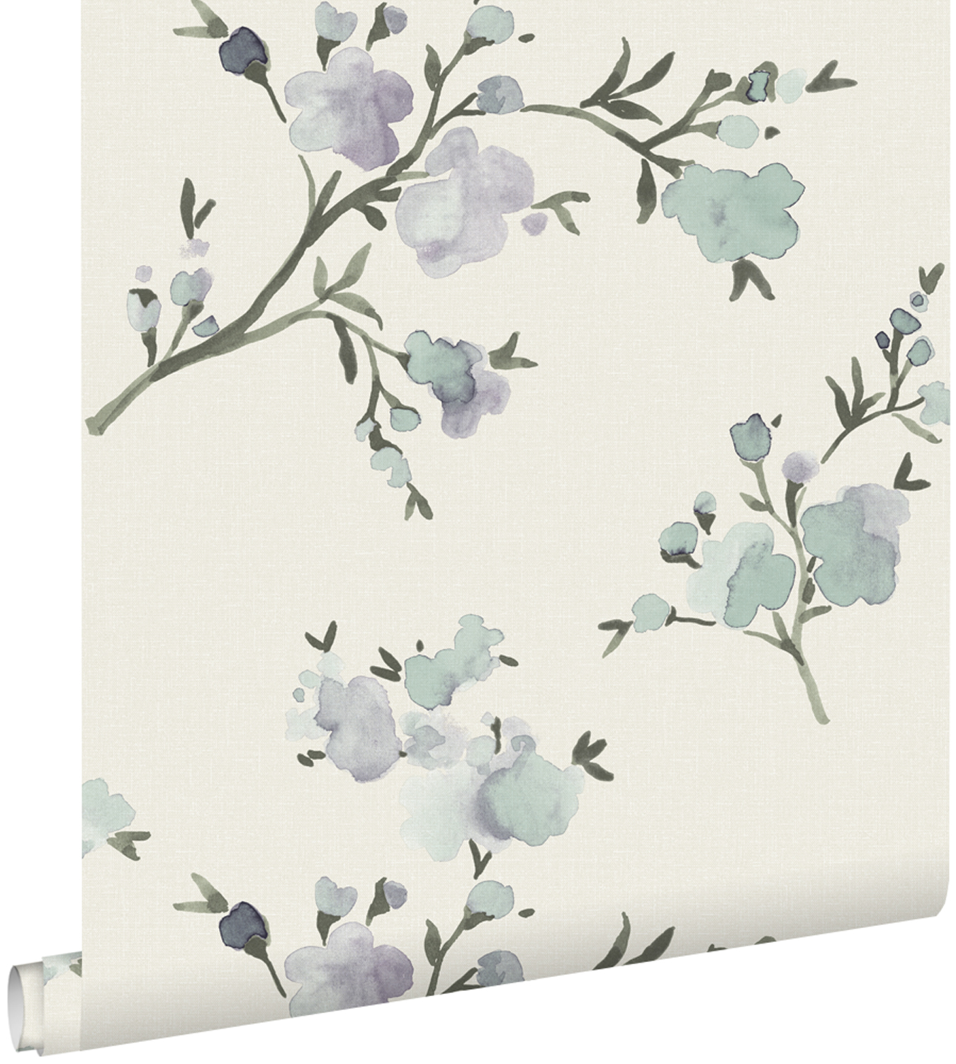 Estahome papel de parede flores de cerejeira 53 cm x 10.05 m 148715