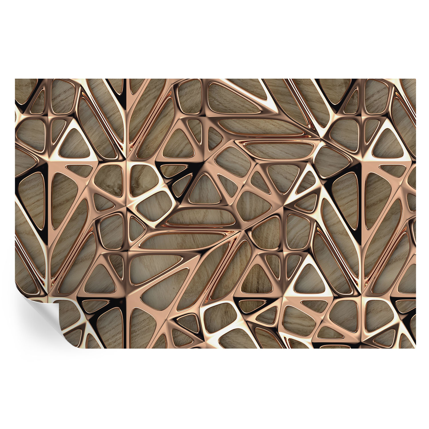 Papel de parede autocolante padrão geométrico 104x152 tulup