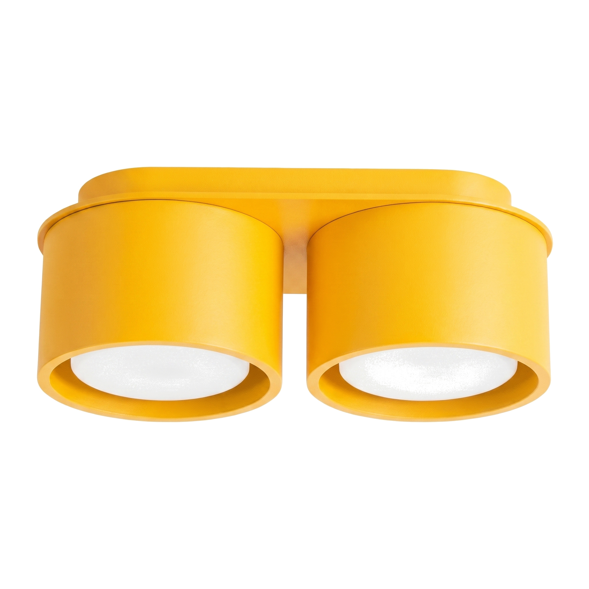 Plafons modo 2 amarelo alumínio 21x8x10cm