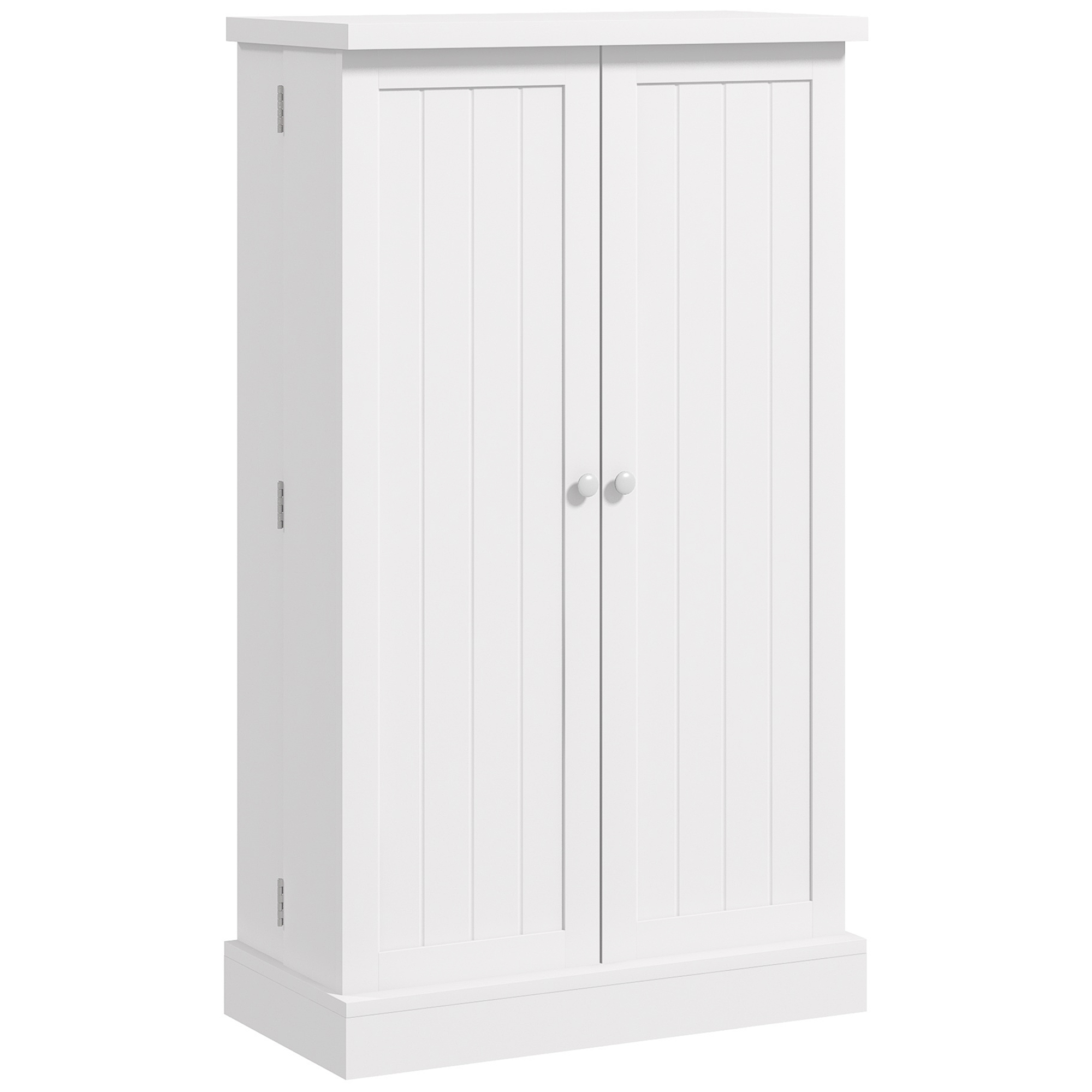 Aparador para sala de estar em mdf branco 60x30x104 cm