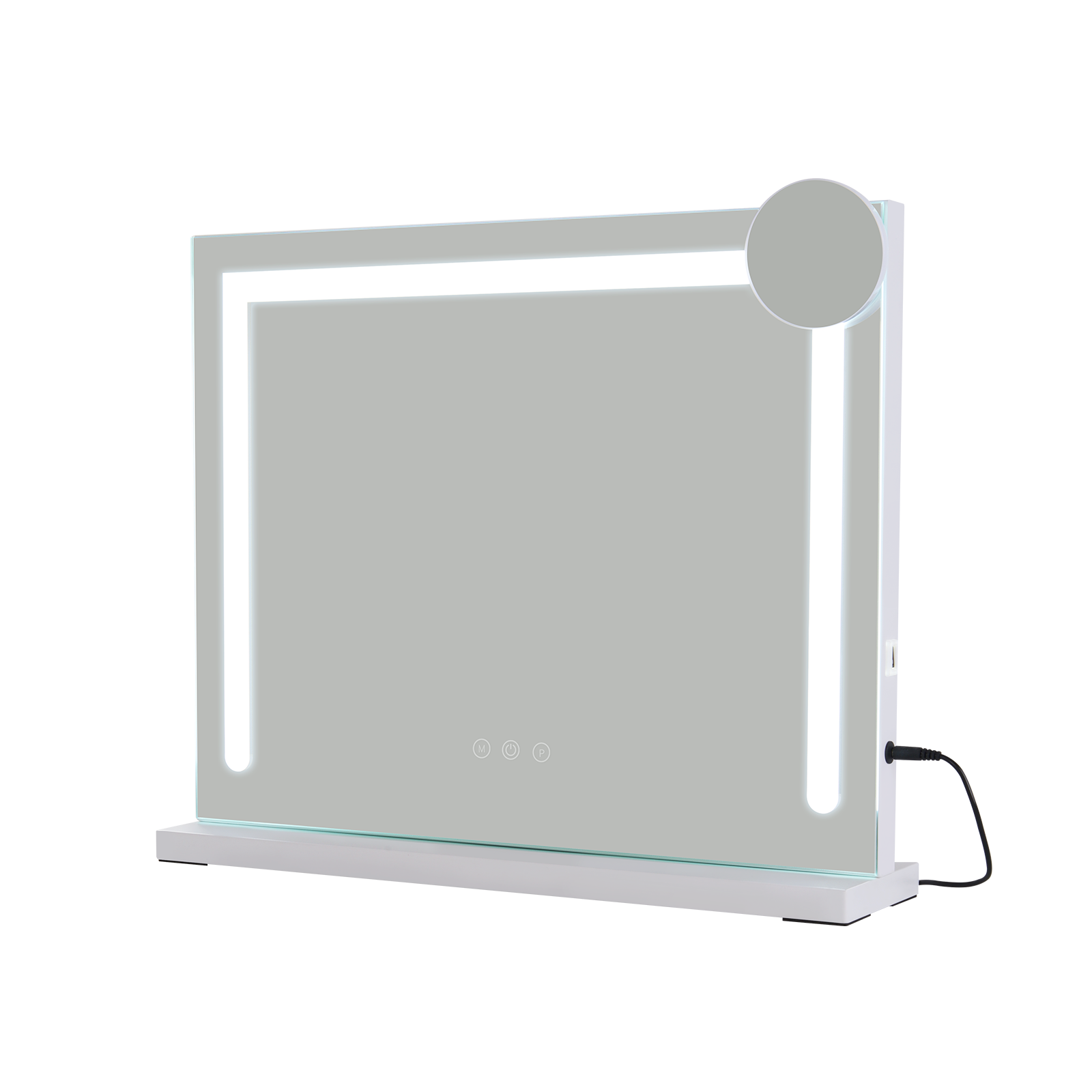 Nettlife espelho hollywood com 9 luzes LED branco 46x58 cm