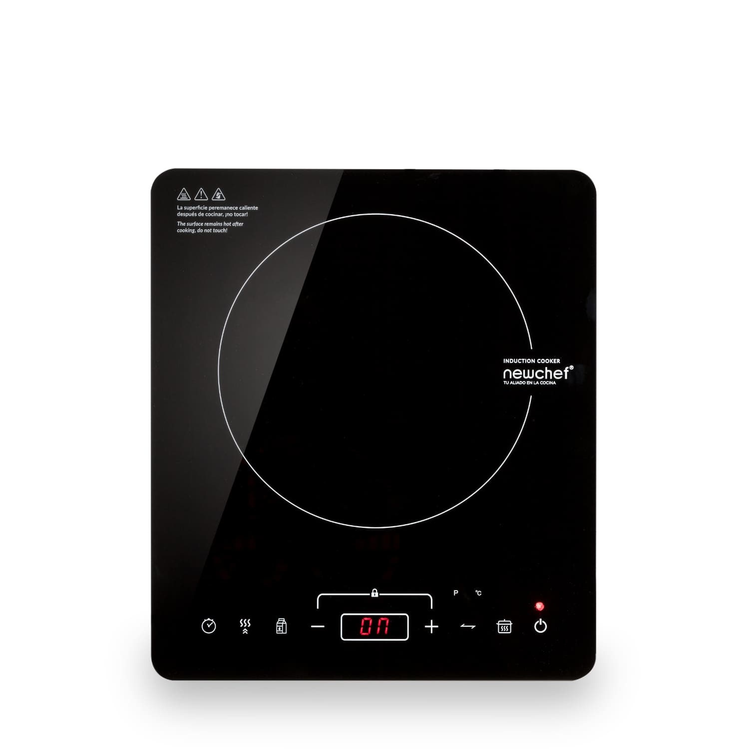 Newlux placa de indução portátil go2000 10 níveis de potência (2000w)