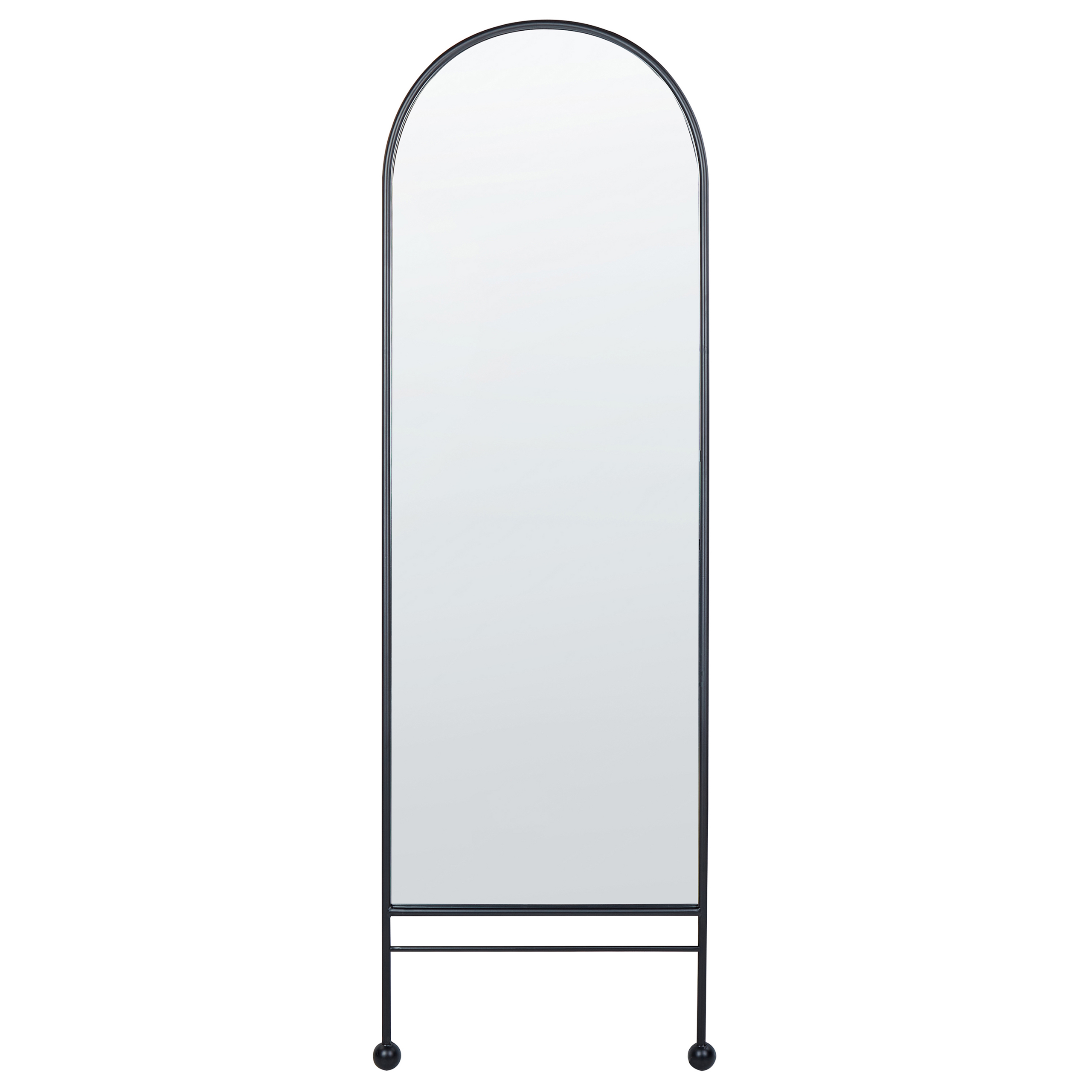 Espelho jarnages 45 cm 145 cm metal preto