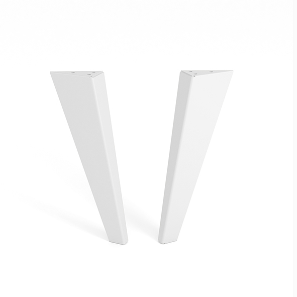 Rei | pé de metal 995 para mesa de centro ou armário | altura 30 cm | 90 x