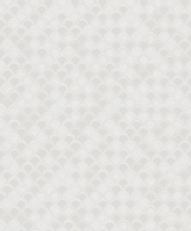 Borastapeter papel de parede motivo art deco brancoecinzento