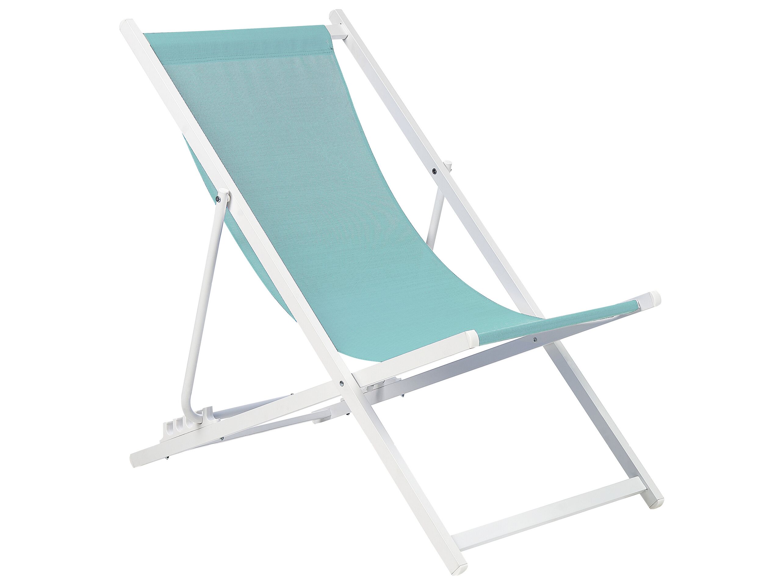 Cadeira de praia dobrável locri ii metal turquesa