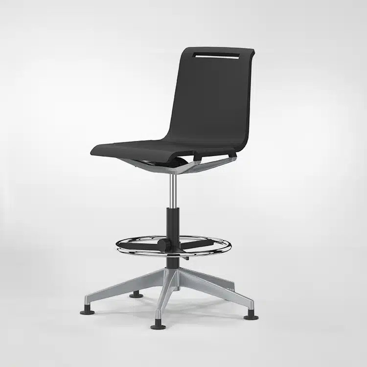 Actiu mit banqueta cadeira de mesa carbon black