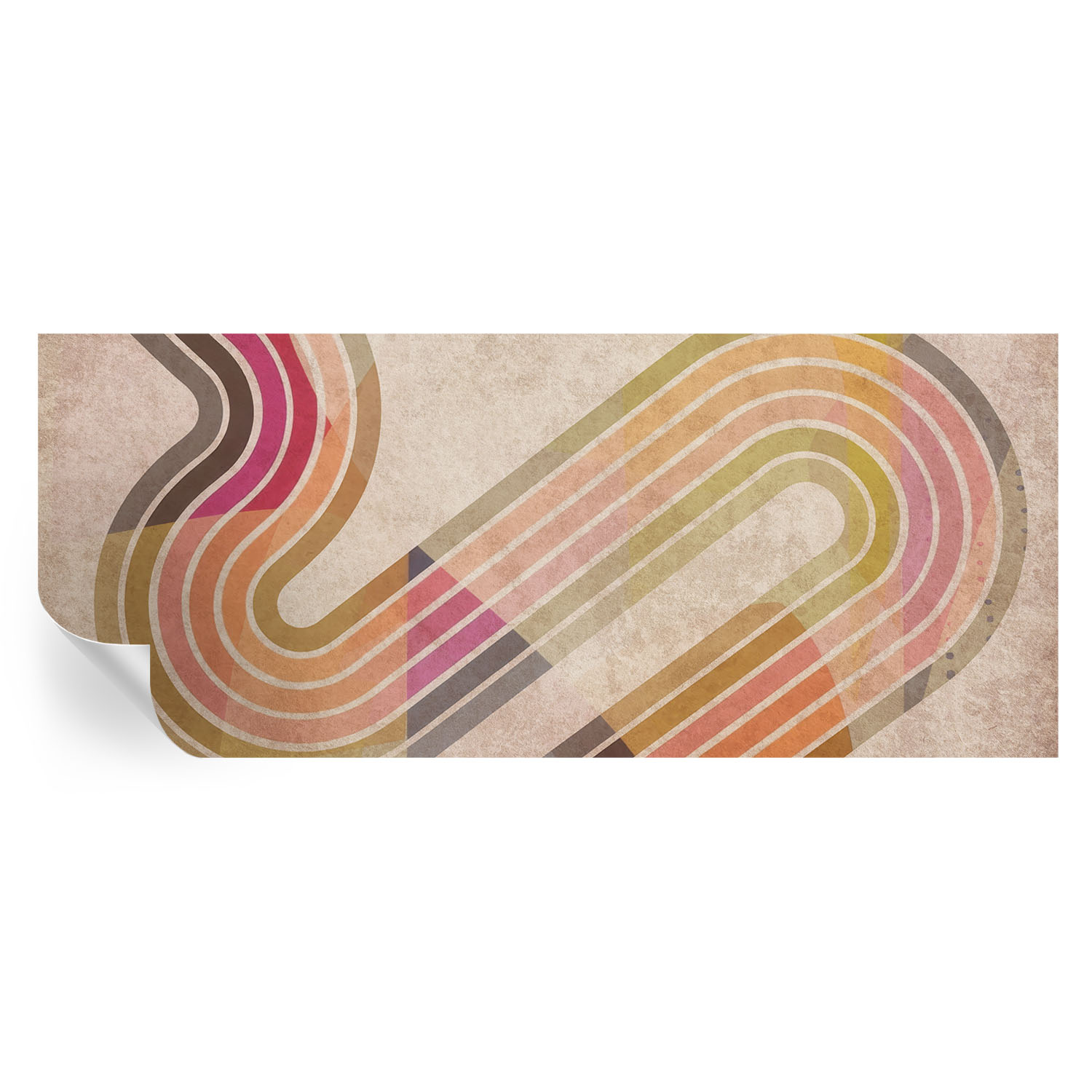 Papel de parede autocolante linhas geométricas 250x104 tulup