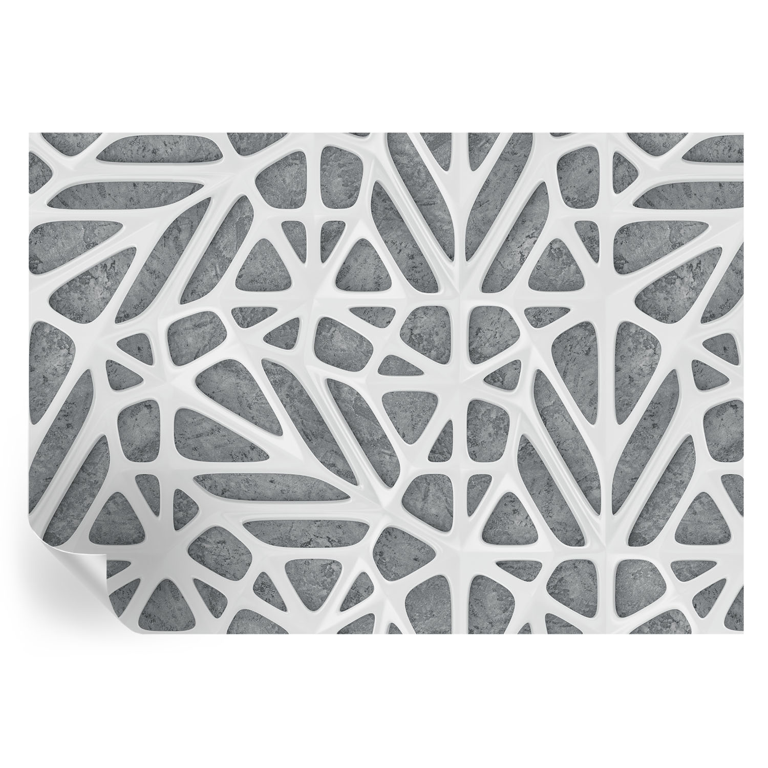 Papel de parede adesivo rede geométrica 208x146 tulup