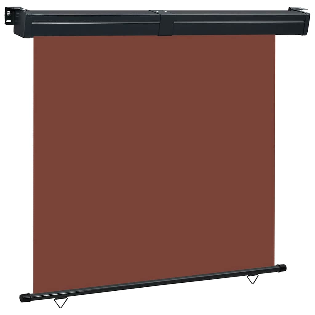 Toldo lateral para varanda 160x250 cm castanho