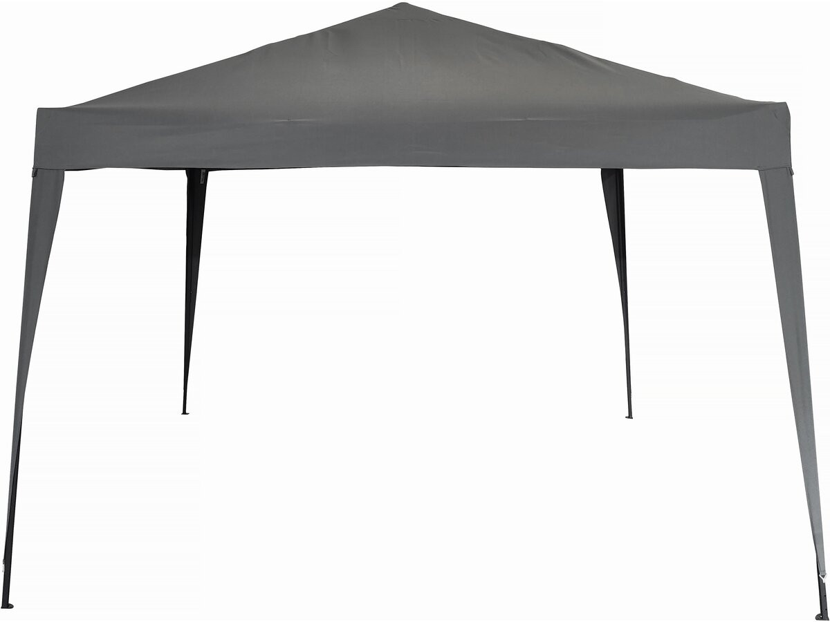 Cobertura de jardim dobrável <<svetlana 3>> - 9 m² - 3 x 3 m - cinzento