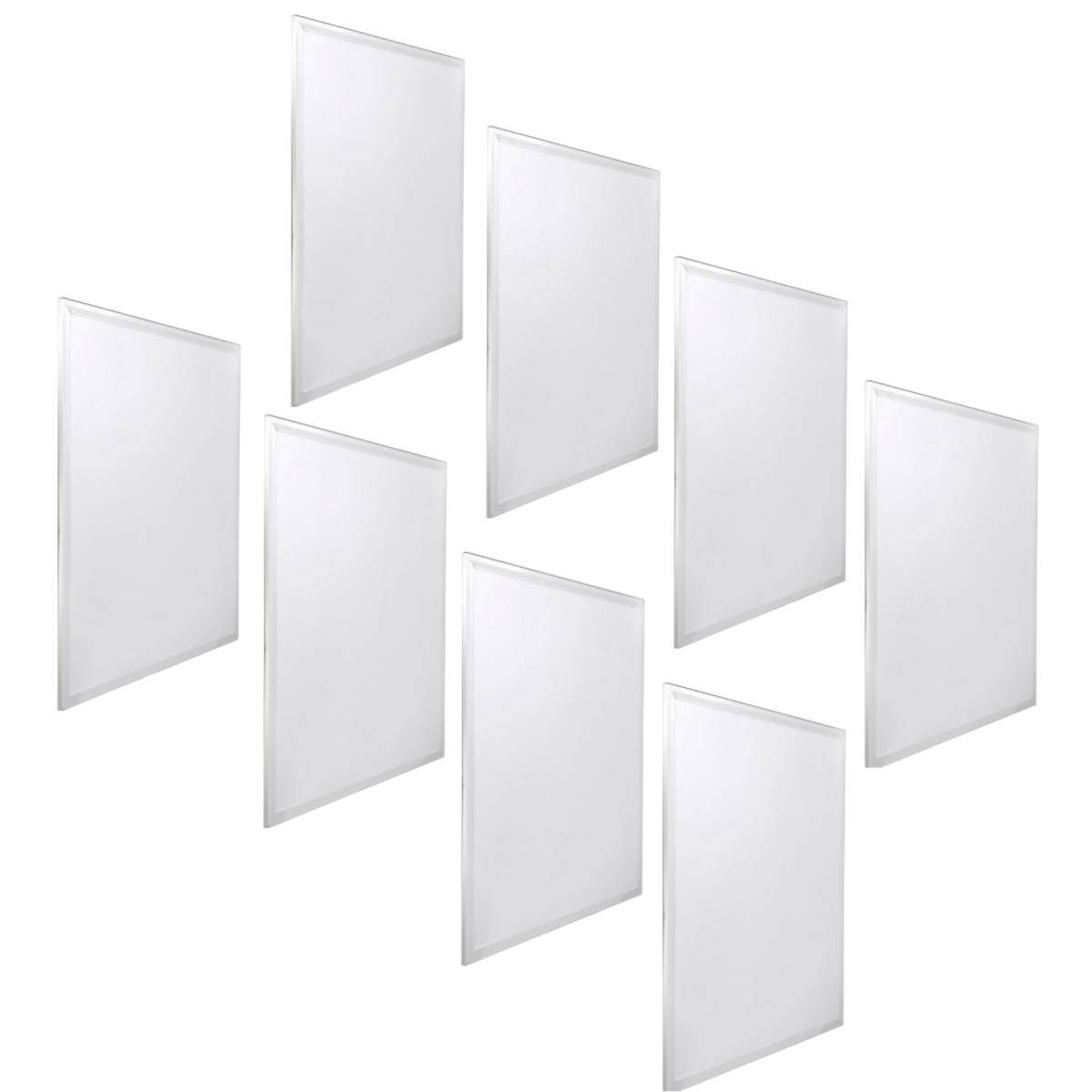 8x painel LED 60x60cm 48w, retroiluminado 48w 4200k branco