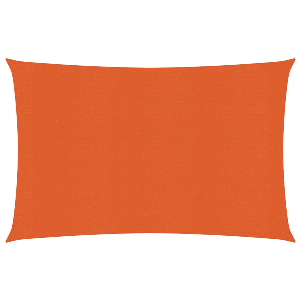 Vela de sombra 160 g/m² naranja 2 x 3,5