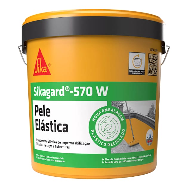Revestimento elástico Sikagard 570 branco 4kg