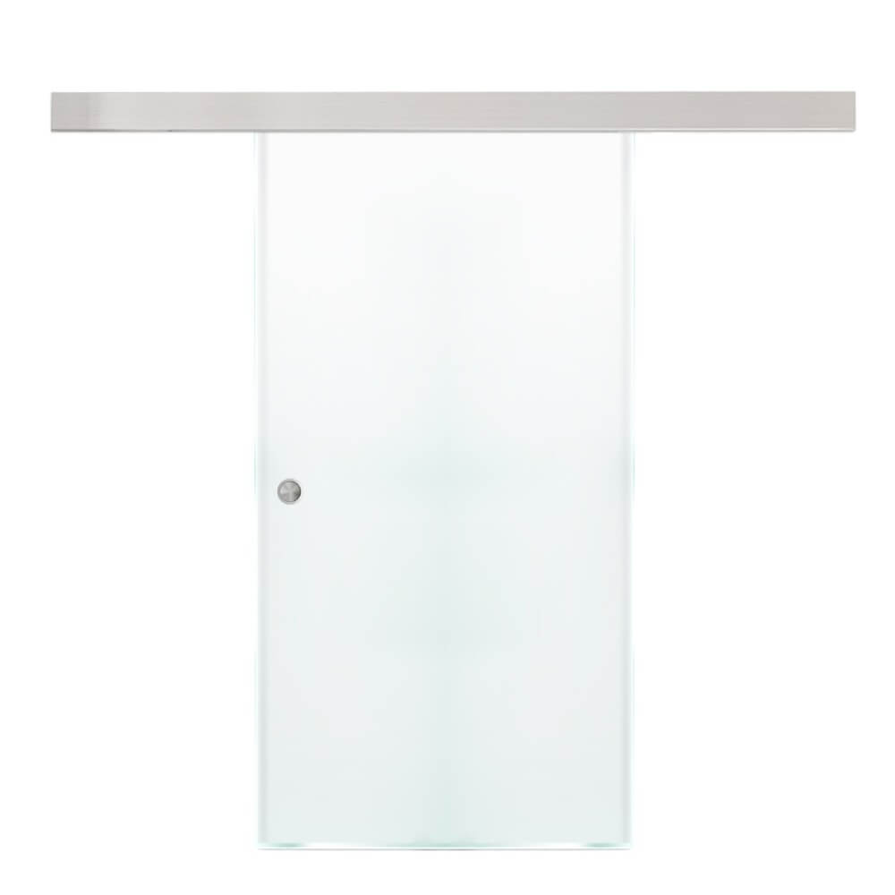 Puerta corredera de cristal saphir - 205 x 90 cm cristal esmerilado