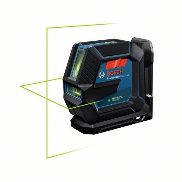 Laser de linha verde gll 2-15 g com suporte lb 10 - Bosch - 0601063w00