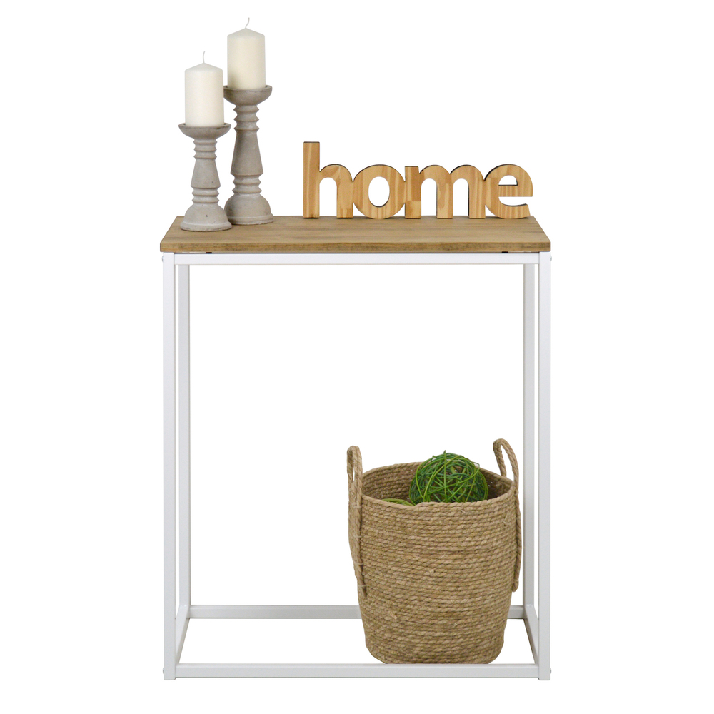 Consola icub 35x70x82 cm. Branco