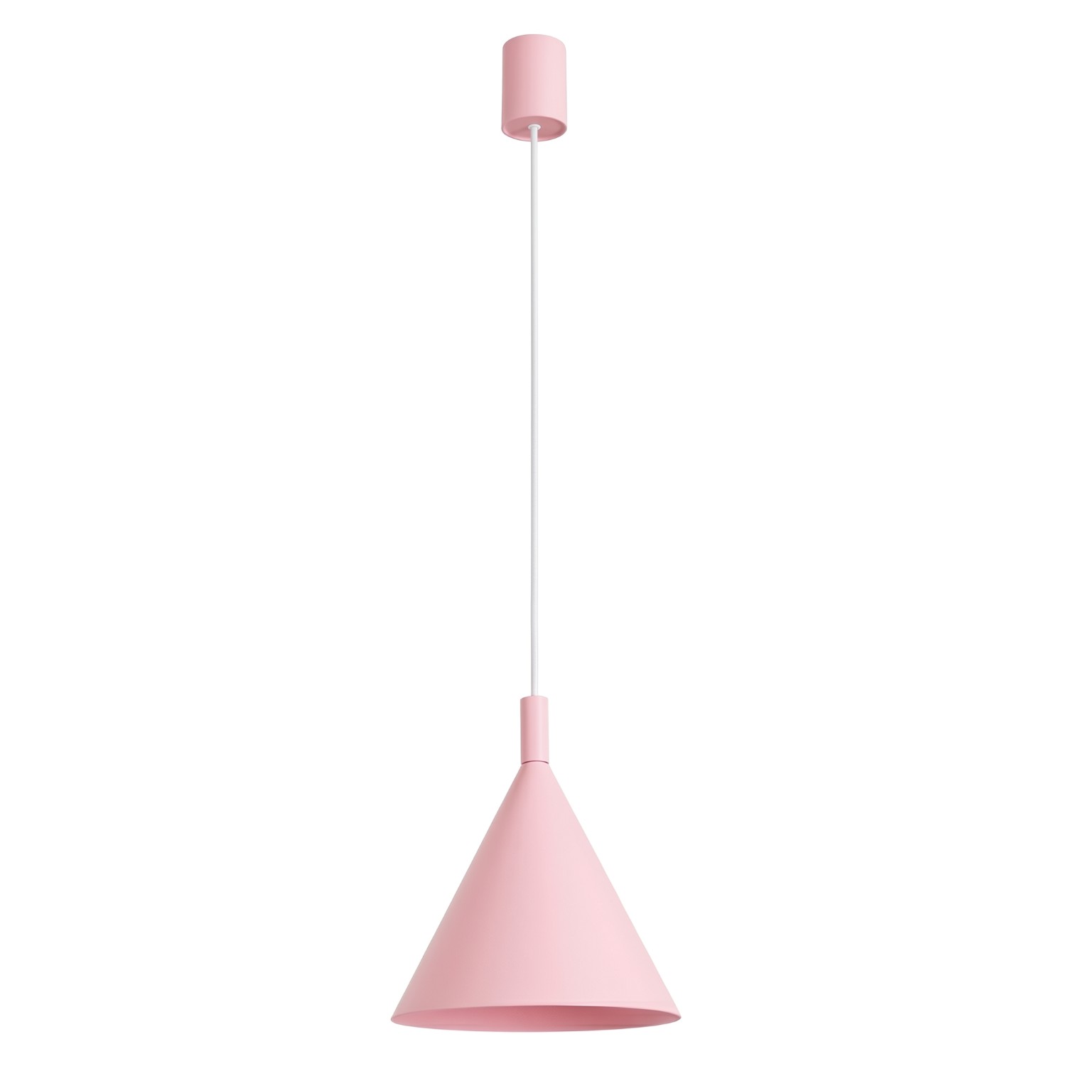 Candeeiros de suspensão nox 1 cor-de-rosa aço 24.5x140x24.5cm