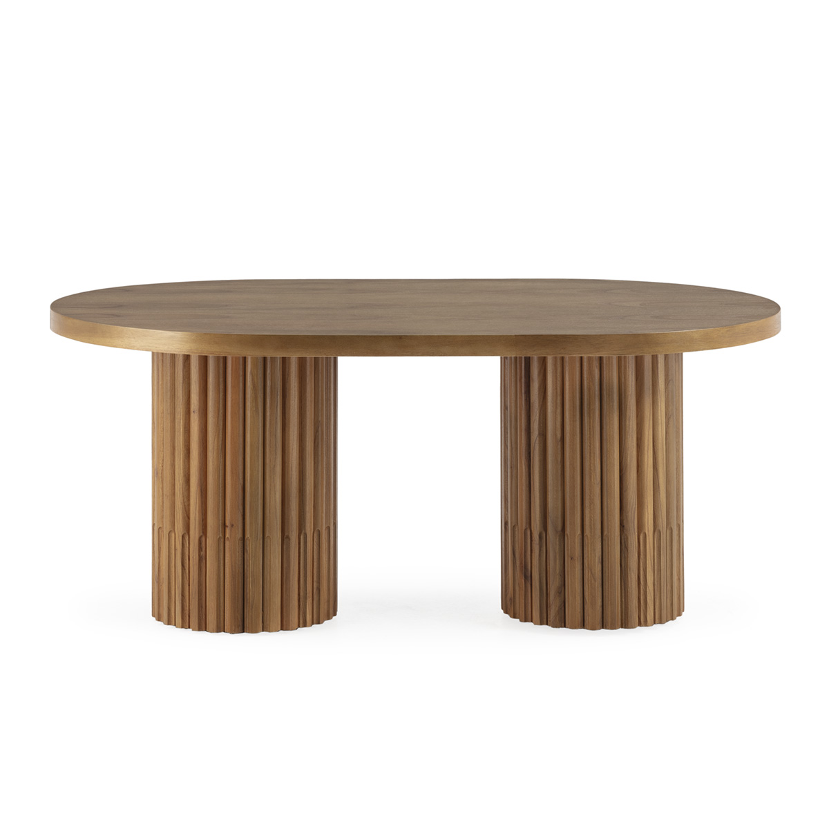 Mesa de centro 125x75x52 em madeira cor mel
