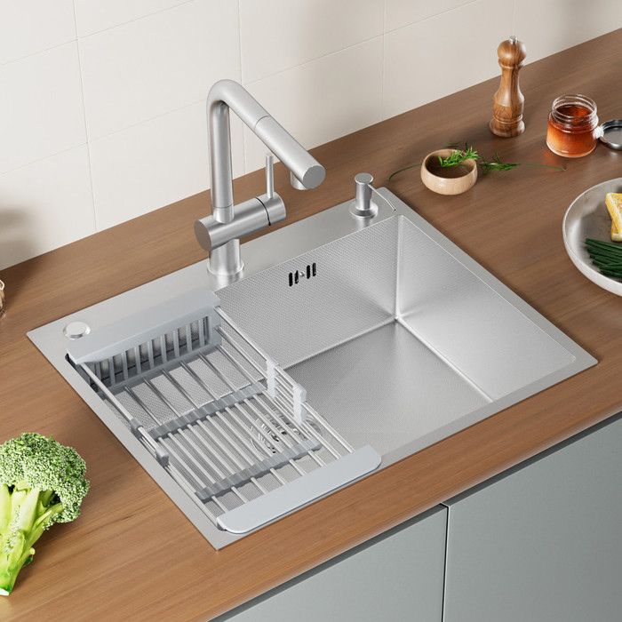 Pia de cozinha - cecipa max - 1 cuba em inox - 60x49cm - cesto escorredor -