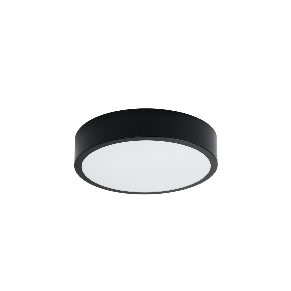 Lámpara de techo onyx 1 negro aluminio 30x6x30 cm
