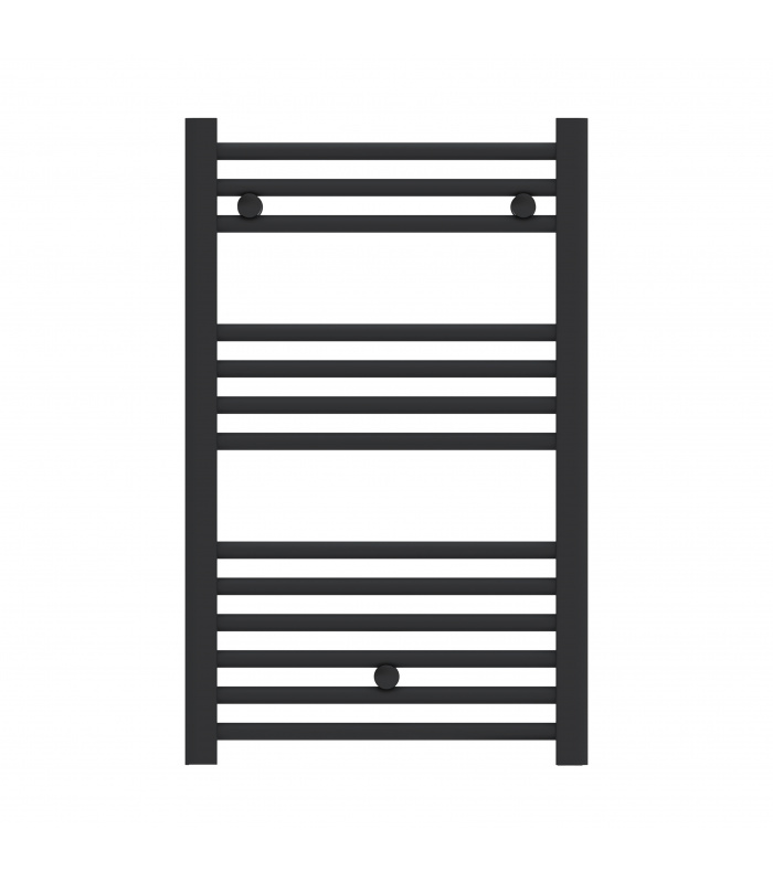 Radiador toalheiro de agua ocean preto 803x500mm