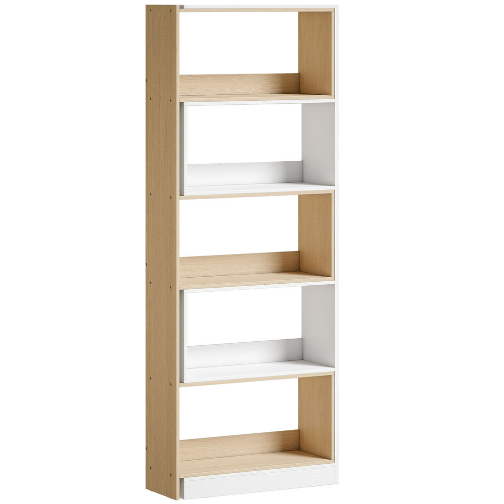 Estante 111,5x23,8x163,7 cm color marrón Homcom