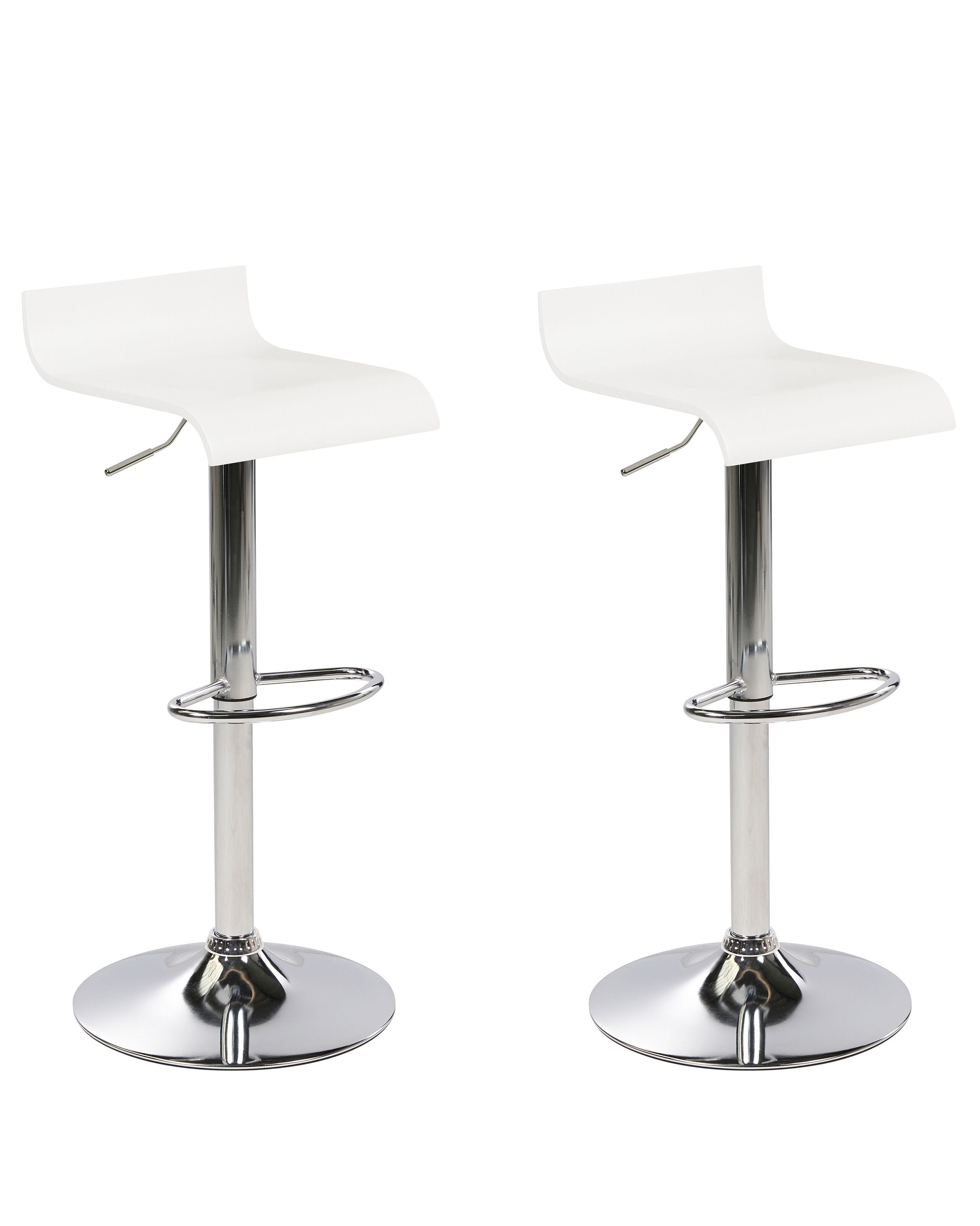 Conjunto de 2 bancos de bar valencia branco