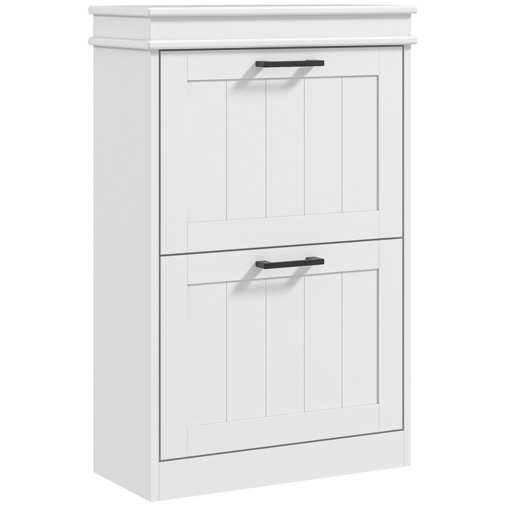 Sapateira 54x24x82,5 cm mdf color blanco Homcom