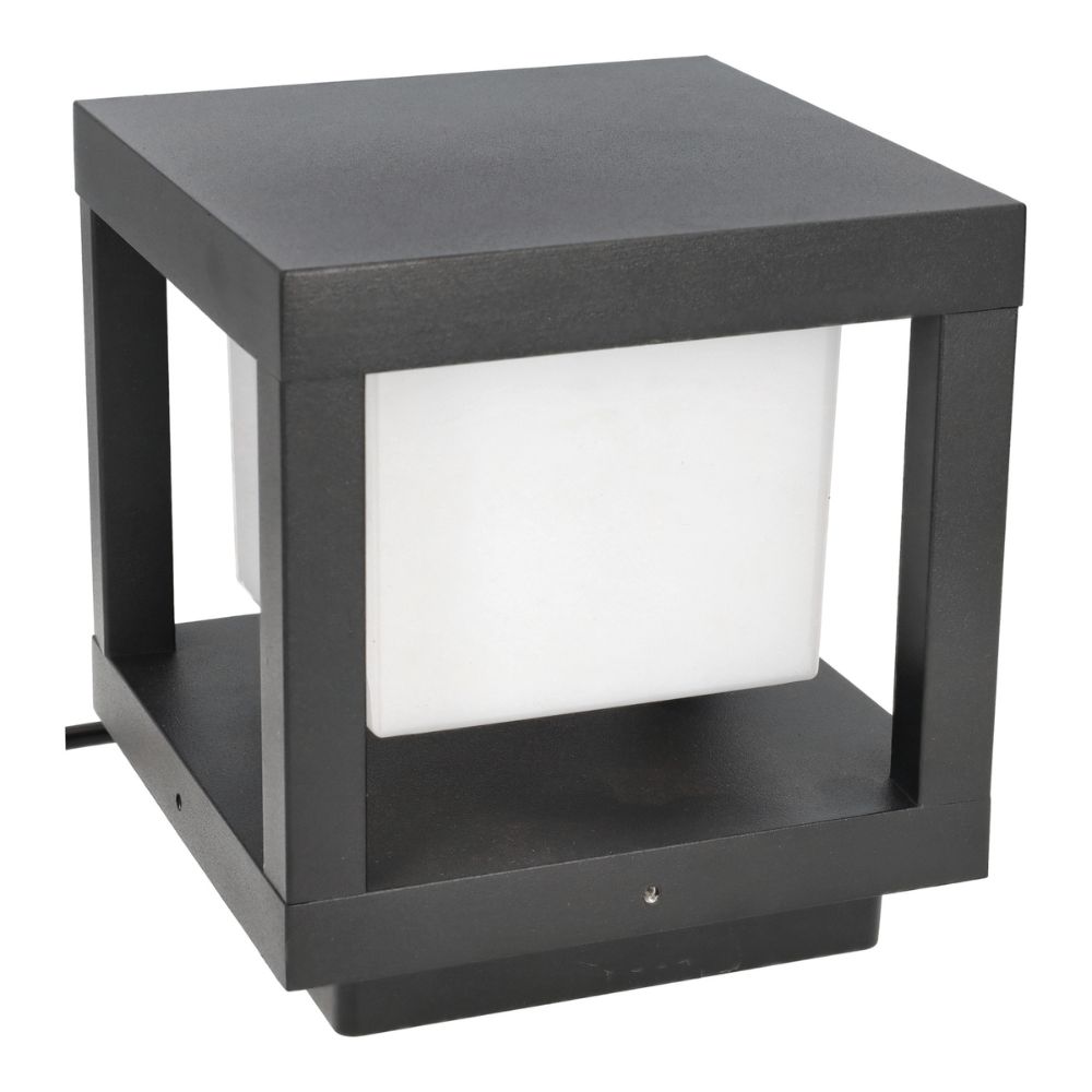 Lâmpada exterior quadrada 150x150x165 mm, 240 v, 16 w, 3000 k, ip65