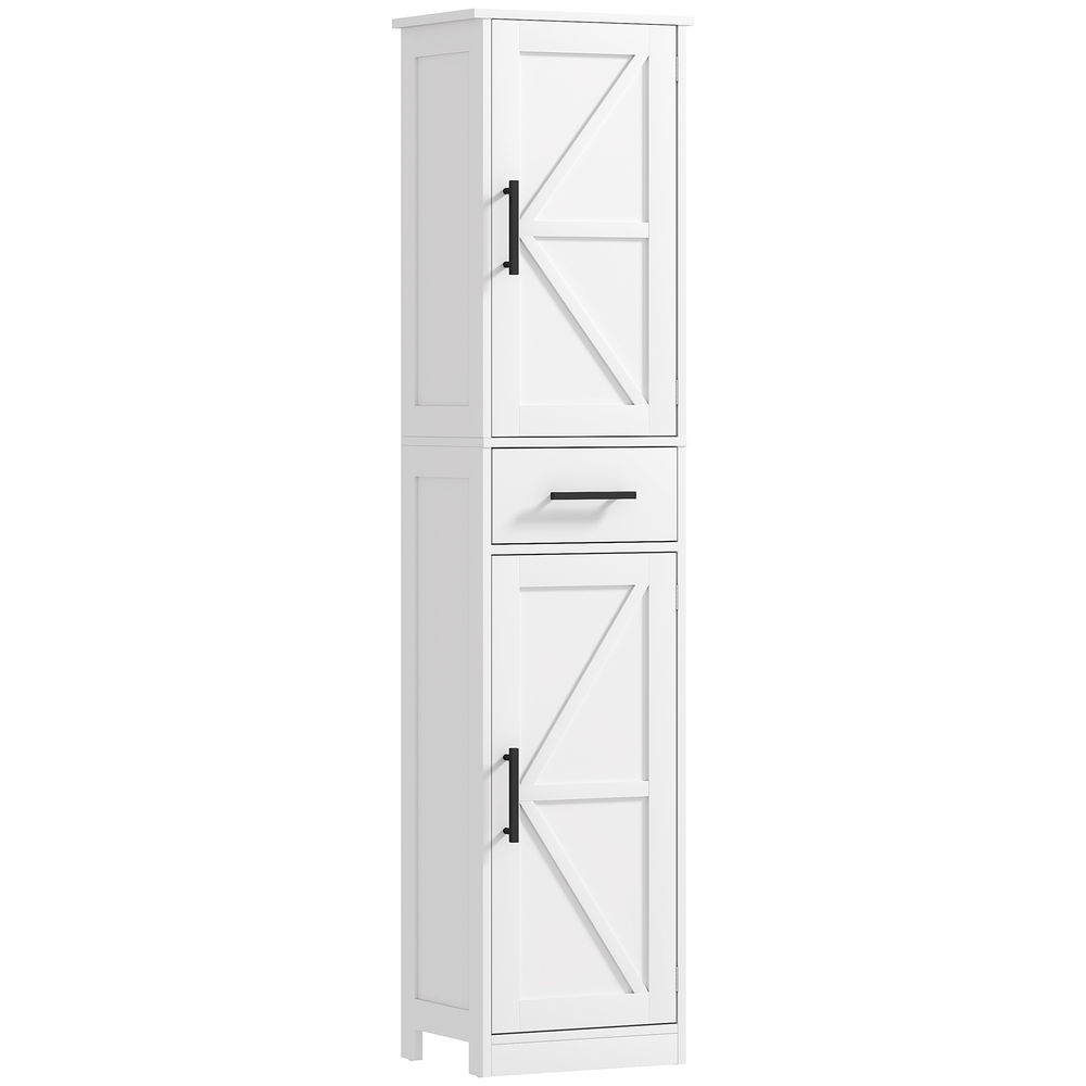Coluna casa de banho 40x30x170 cm mdf color blanco Homcom