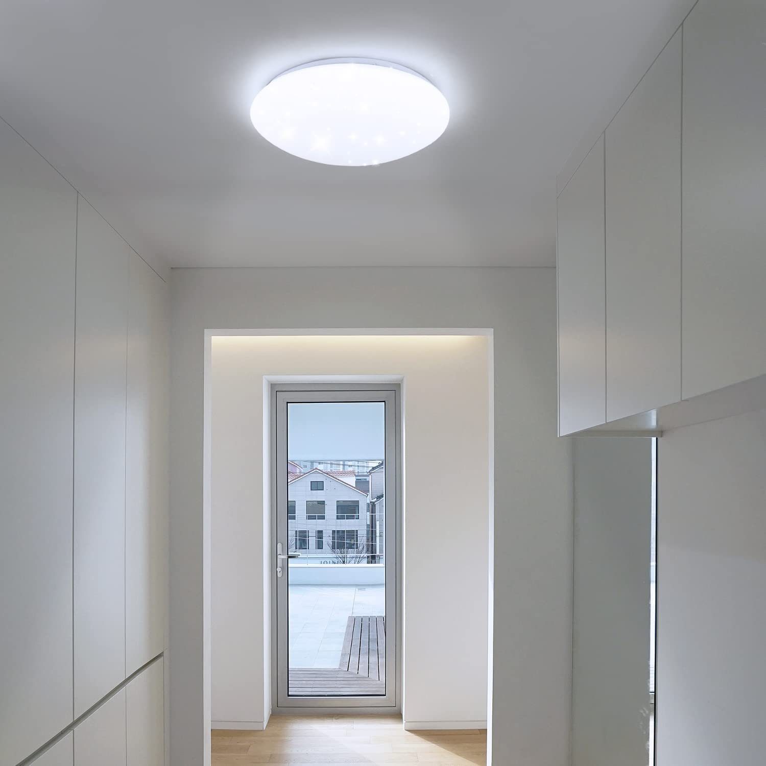 Nettlife LED luz de teto céu estrelado quarto lâmpada regulável com