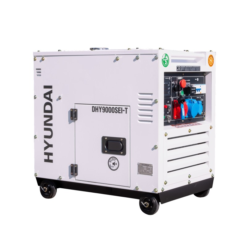 Generador diésel inverter dhy9000sei-t trifásico 6500w
