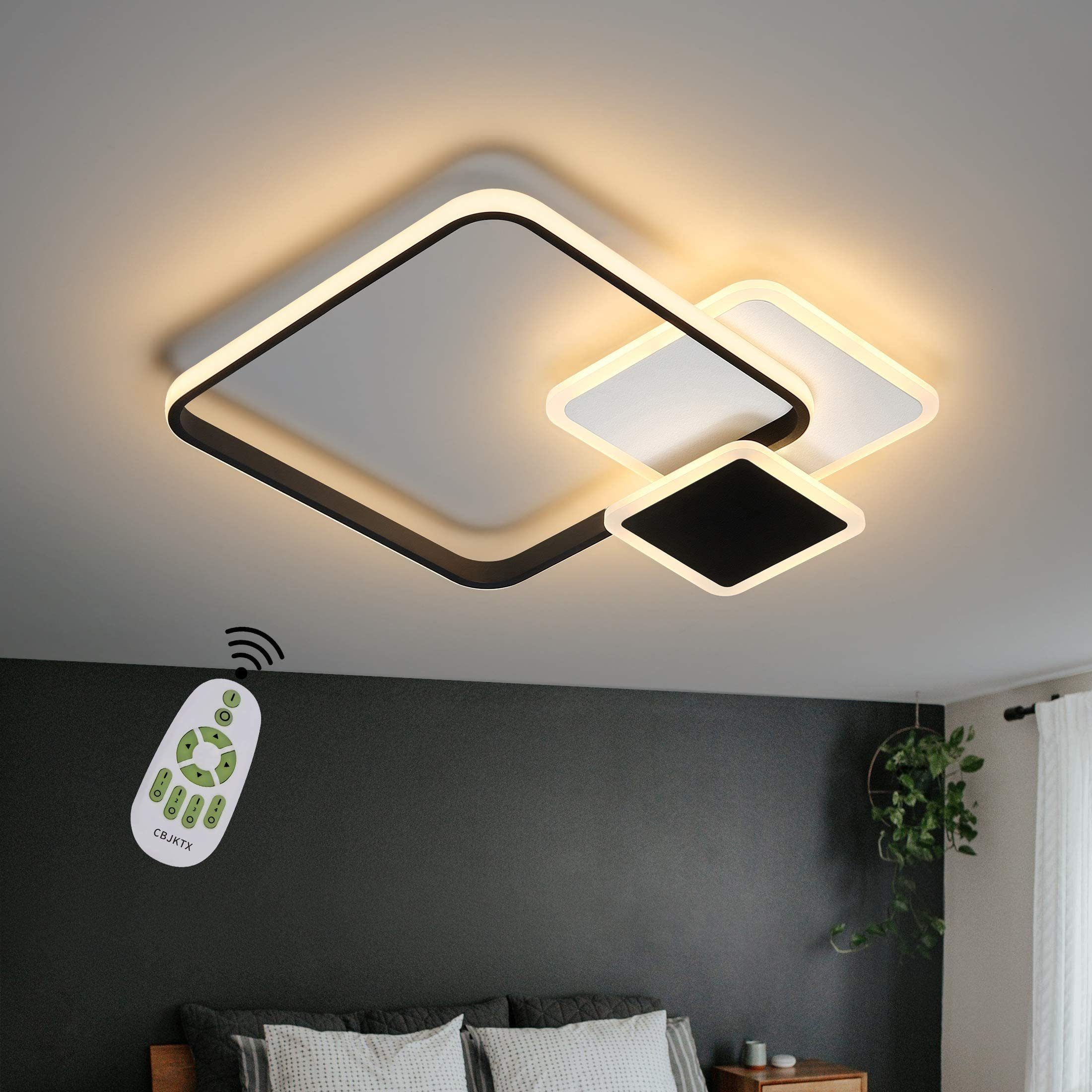 Nettlife LED luz de teto 45 * 41 cm, 46 w, 3000 k-6000 k lâmpada regulável