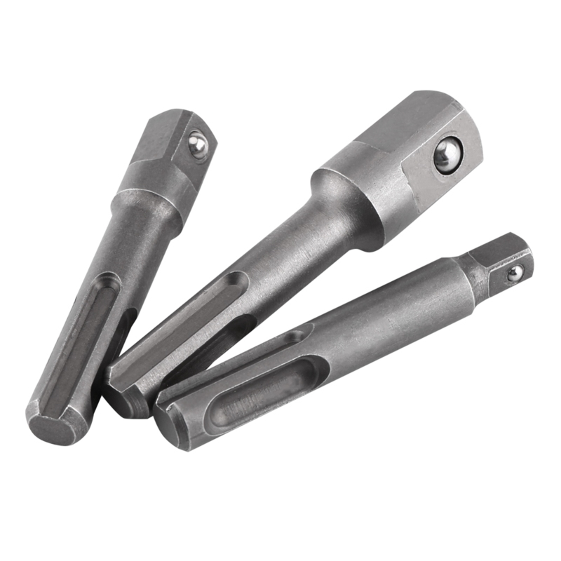 Adaptador SDS-Plus 1/4" 3/8" 1/2" hexagonal extensão broca