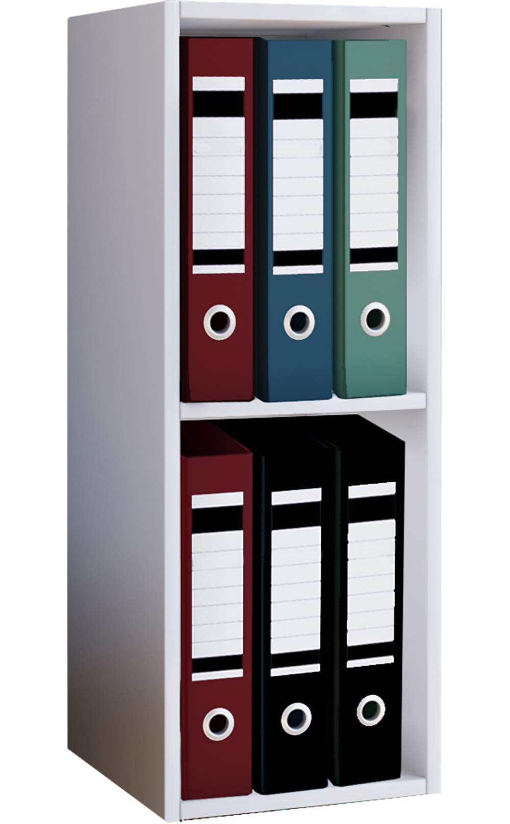 Estantería y librería de oficina offas blanco al. 72 x an. 34 x p. 30 cm
