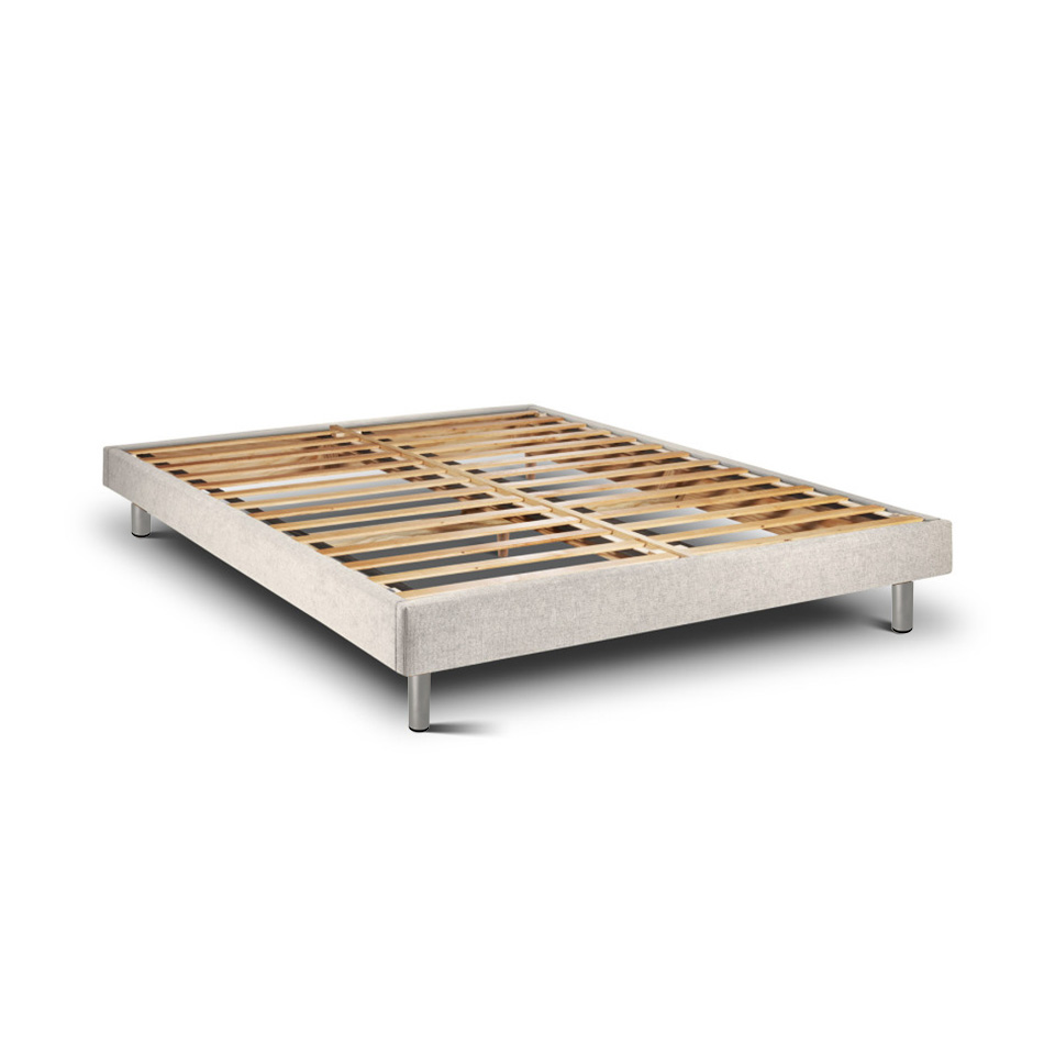 Estrutura de cama tribu pearl 200 x 160 cm altura 30 cm indream