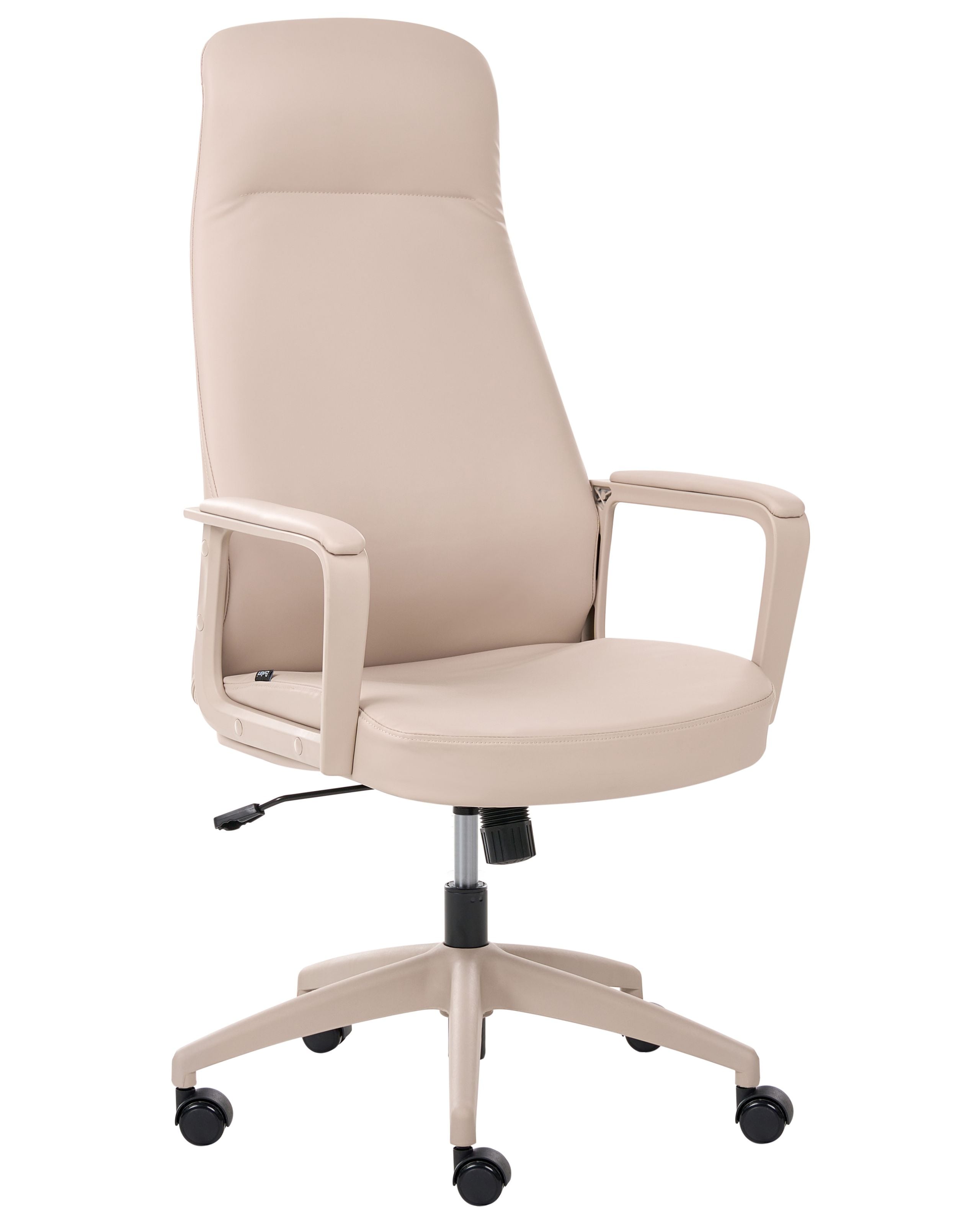 Cadeira executiva ardour pele sintética creme