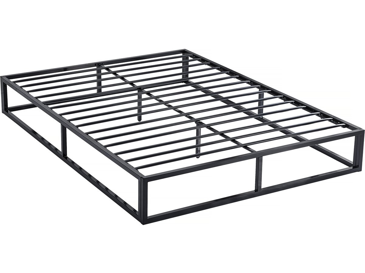 Estrutura de cama metálica 160 x 200 cm - preto