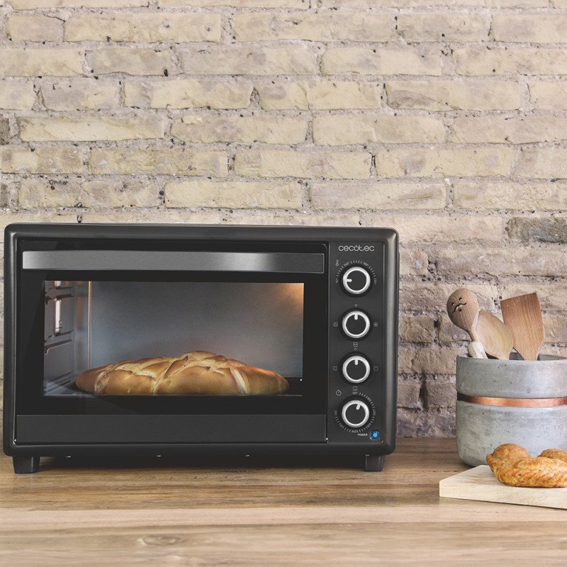 Cecotec forno de convecção com espeto giratório de 46 litros de capacidade