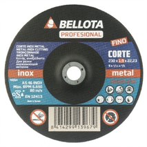 Disco de metal inox 230x1,9mm Bellota