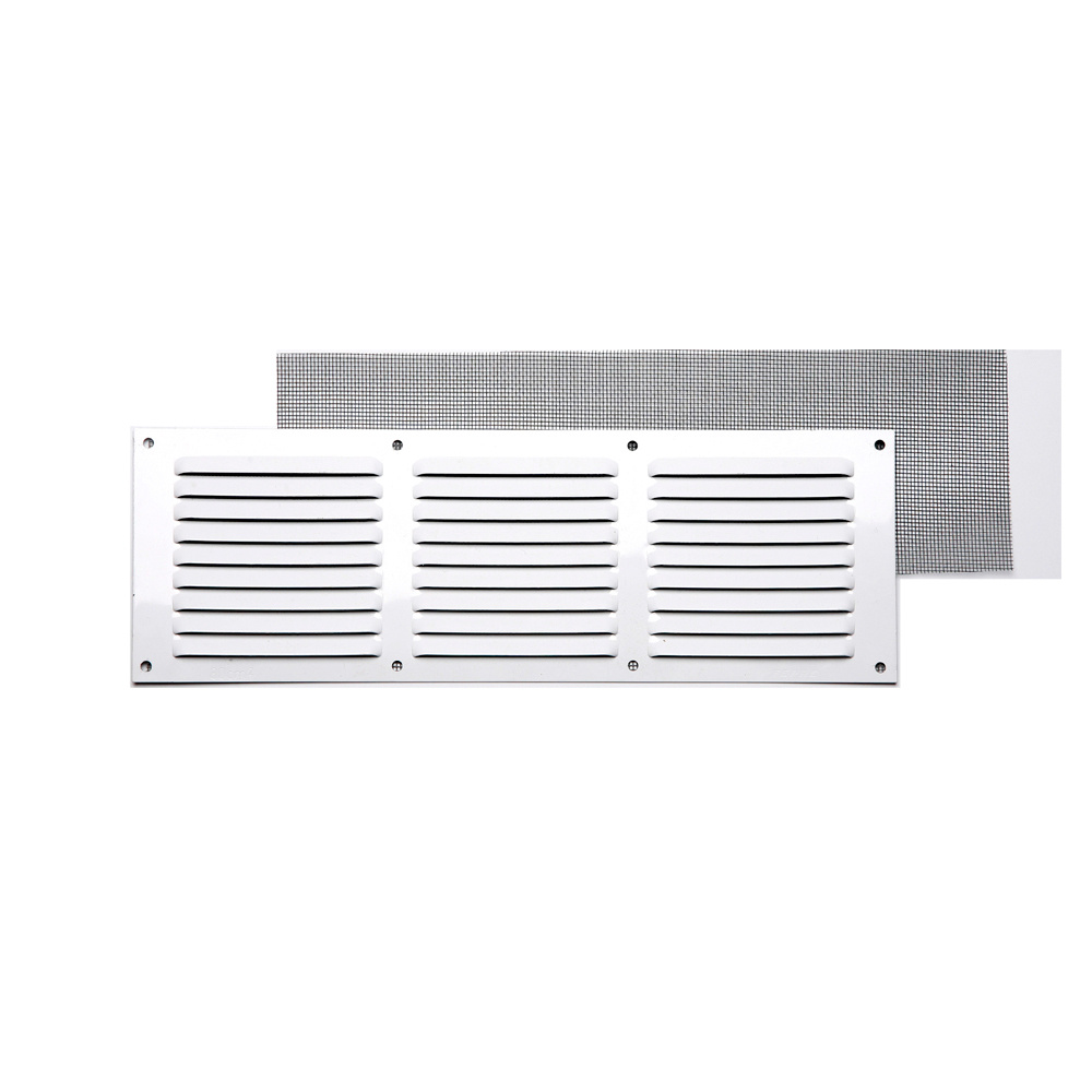 Grade com mosquiteiro branco 10 x 30 cm