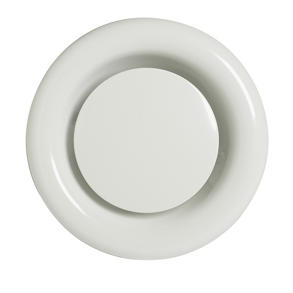 Válvula de extração de aço branco Ø 12,5 cm