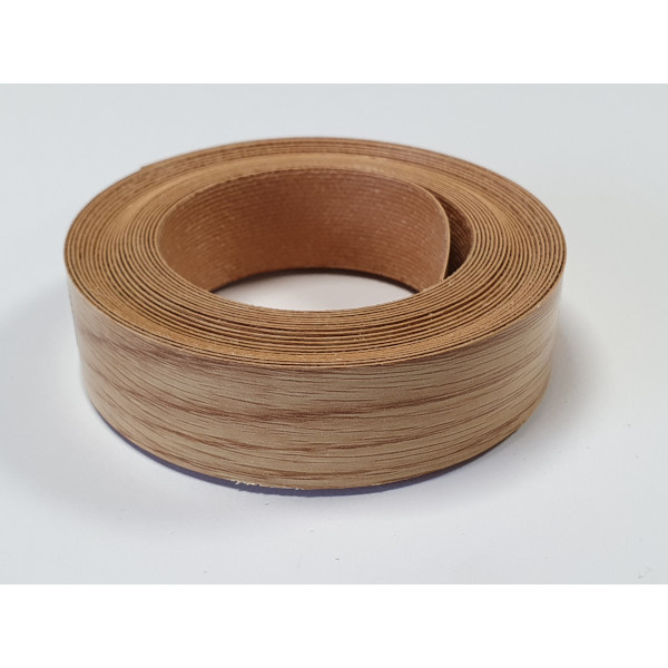 FITA DE ORLAR EM COR CARVALHO 22 mm X 5 m