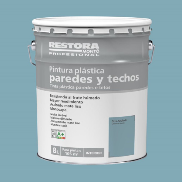 RESTORA COLOR CINZA AZULADO 8L