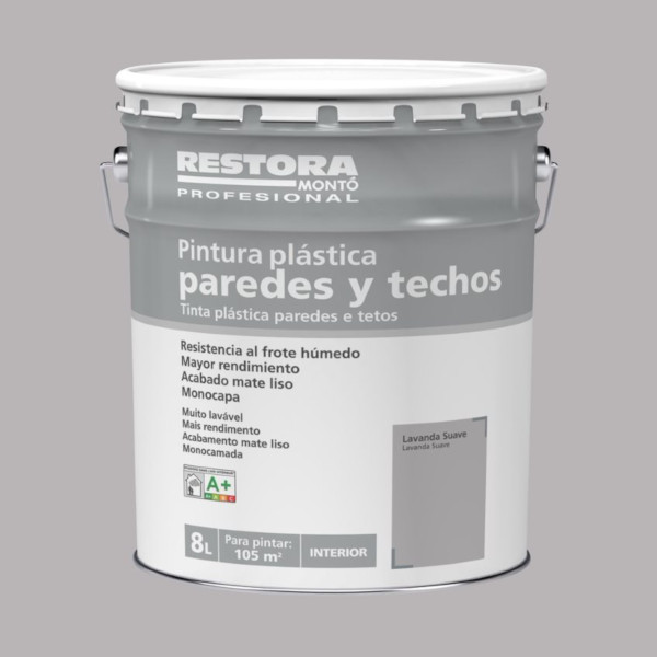 RESTORA COLOR LAVANDA SUAVE 8L