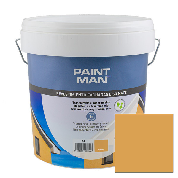 Revestimento fachadas liso mate albero paintman 4l