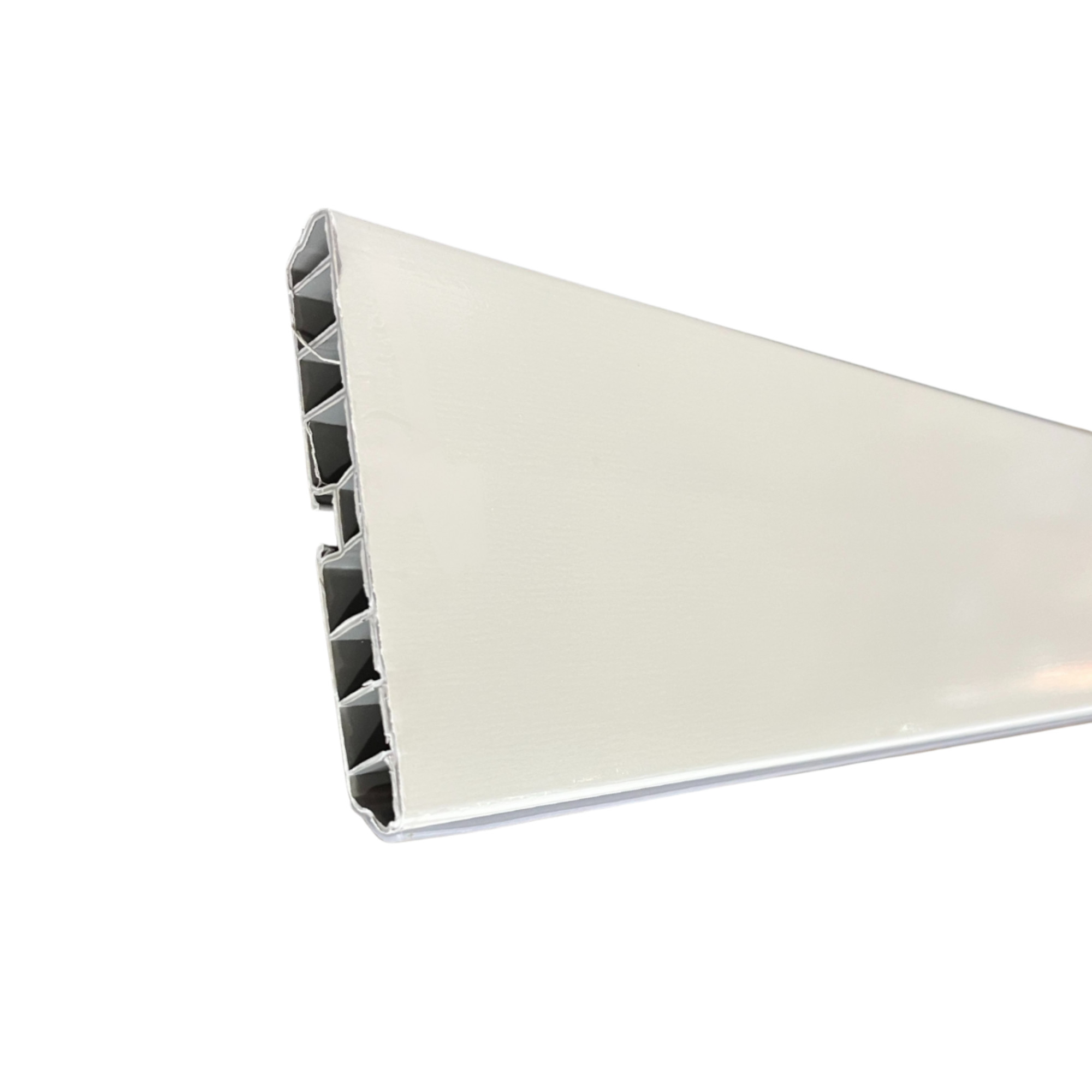 Rodapé em PVC branco 400x15cm